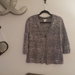 Like new Croft and Barrow grey cardigan
